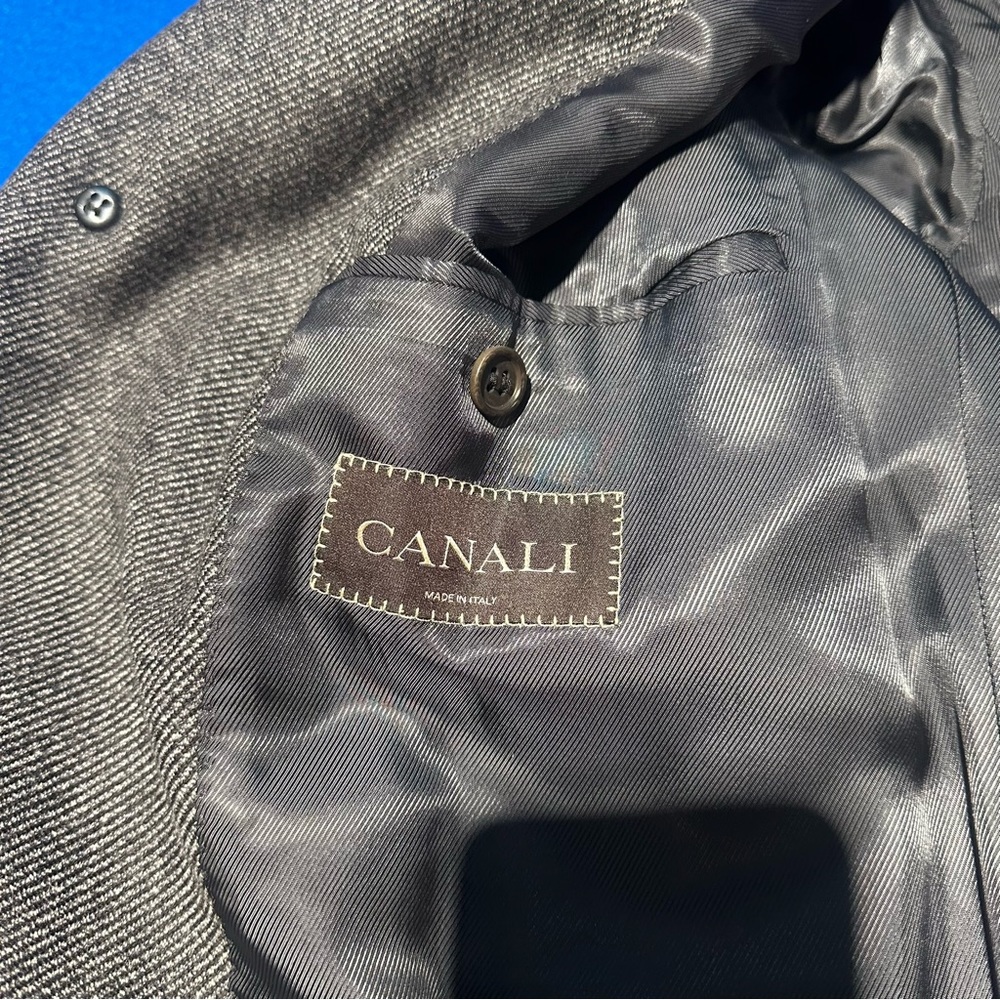Canali Double Faced Overcoat 100% Wool - 54L